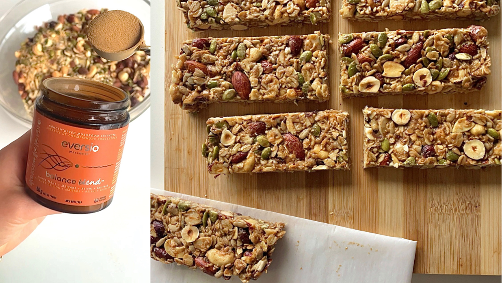 Superfood Energy Granola Bars with Balance Blend