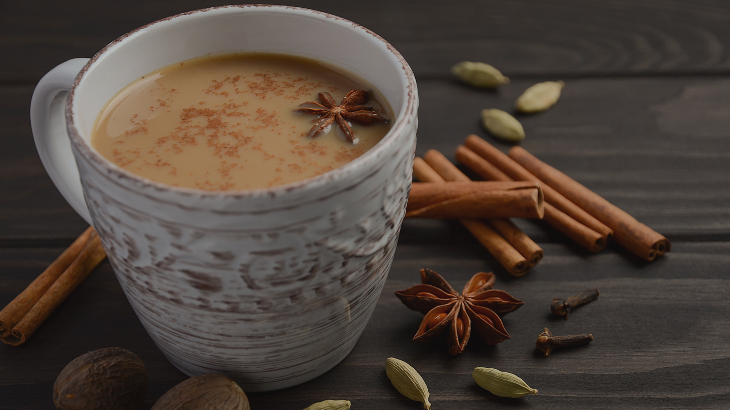 Mushroom Masala Chai Latte