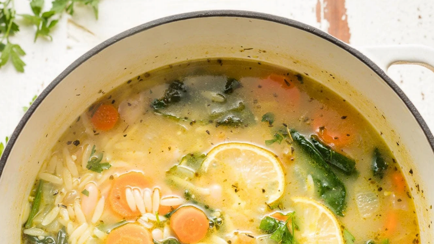 BALANCE Lemon Orzo Soup