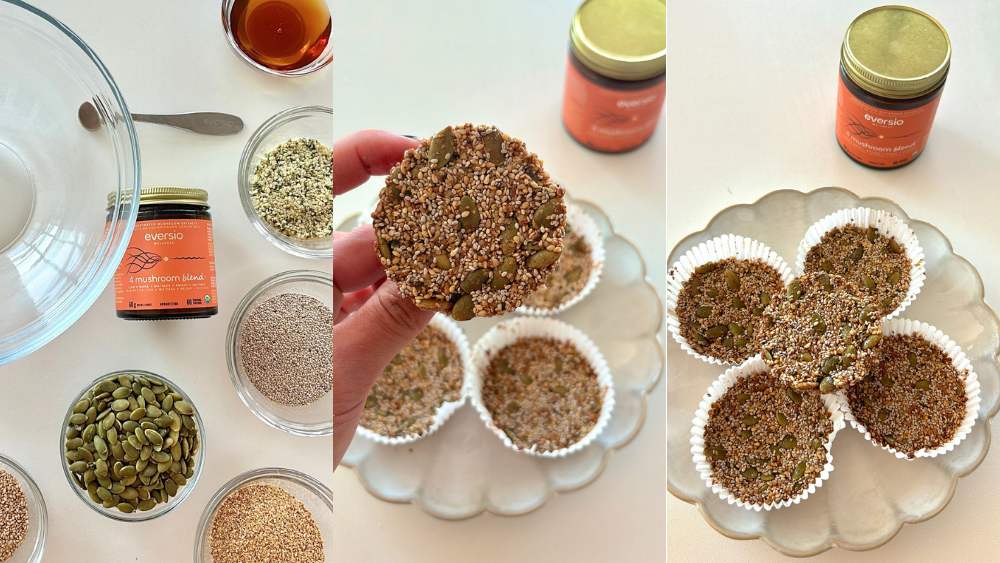 Sweet and Salty Seed Cups