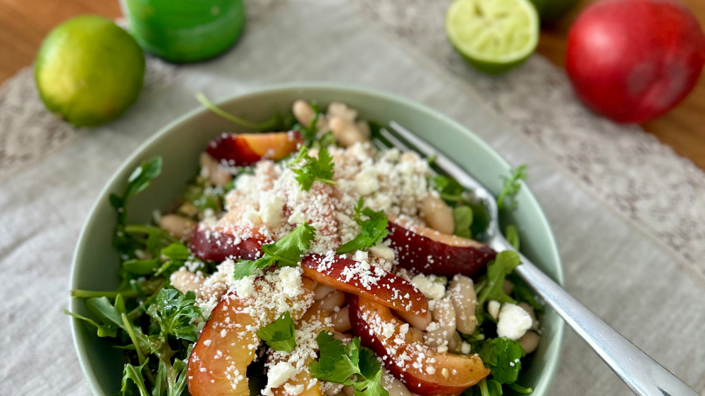 Summer Cannellini + Nectarine Salad ft 6MB