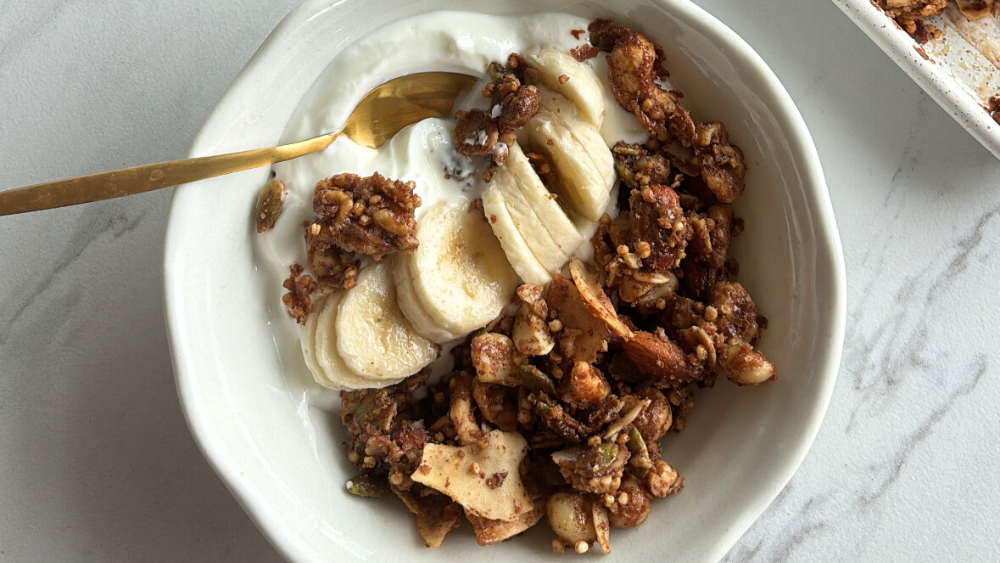 cinnamon maple granola recipe