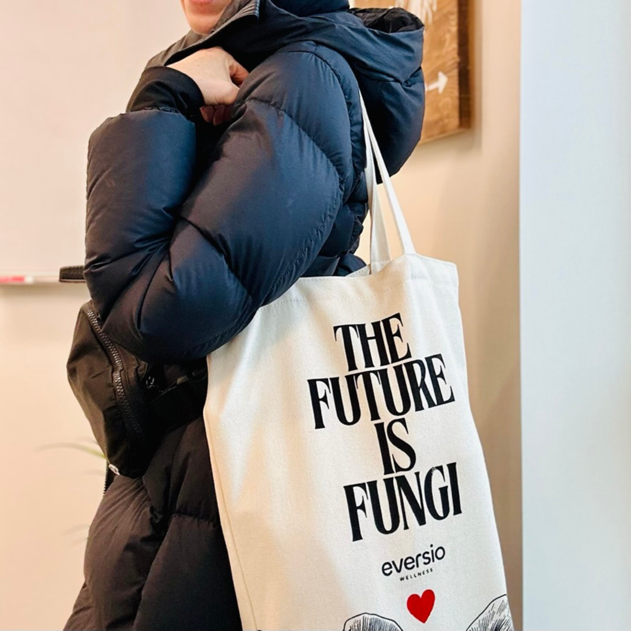 The Future is Fungi - 100% Natural Cotton Tote Bag