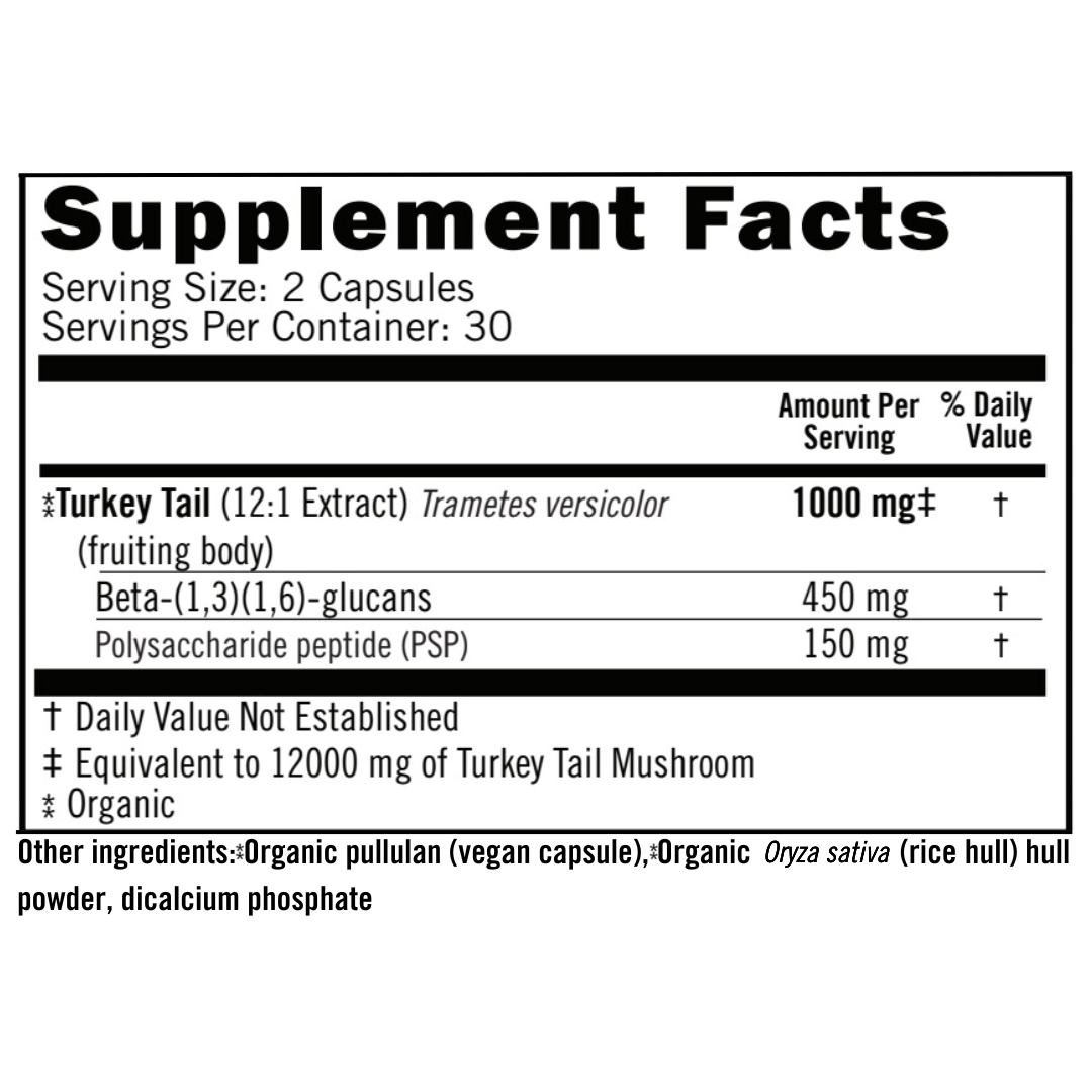 Defend Now - Organic Turkey Tail 12:1 Extract Capsules