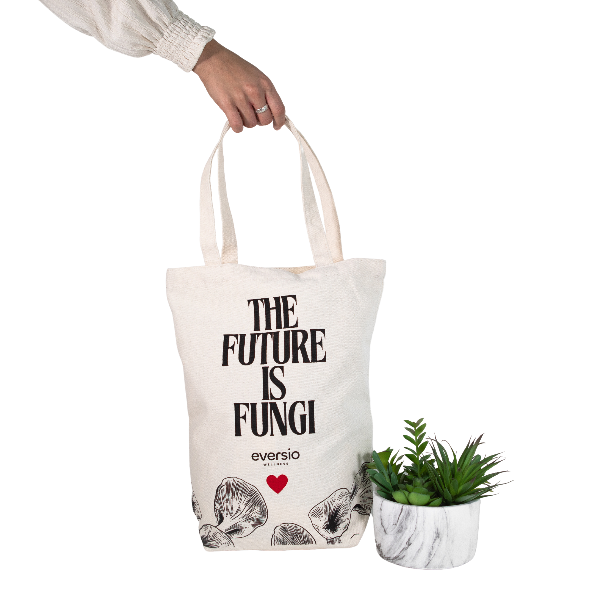 The Future is Fungi - 100% Natural Cotton Tote Bag