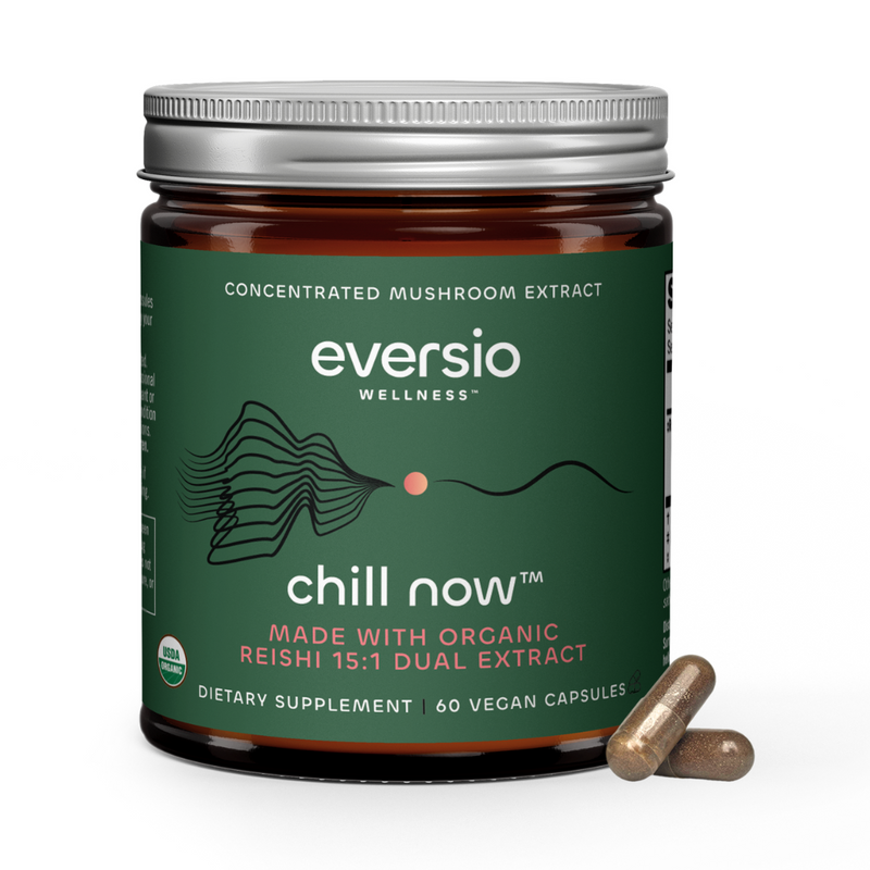 Chill Now - Organic Reishi Mushroom Capsules - benefits of reishi powder