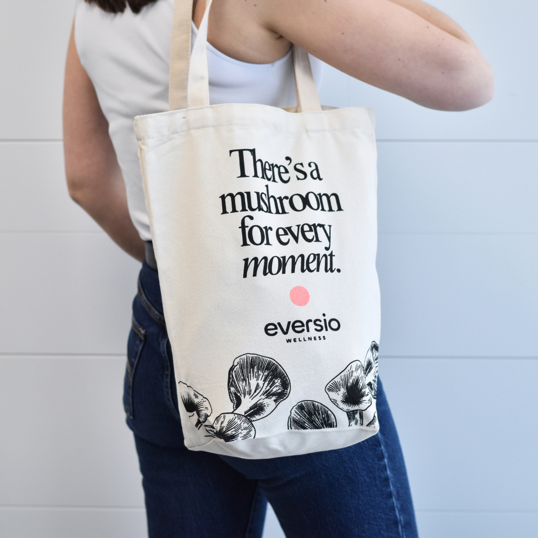 A Mushroom For Every Moment - 100% Natural Cotton Tote Bag