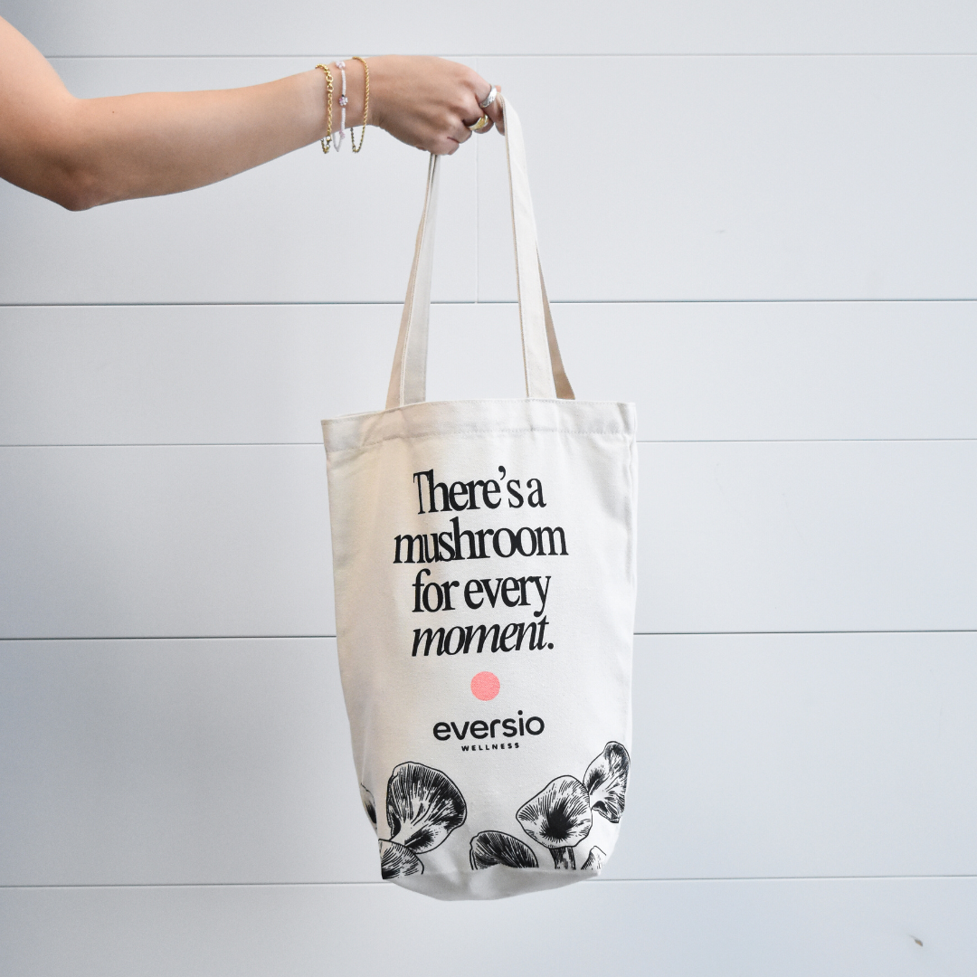 A Mushroom For Every Moment - 100% Natural Cotton Tote Bag